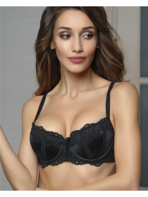 Бюстгальтер Dimanche Lingerie Adore Allonge 1026 Черная икра